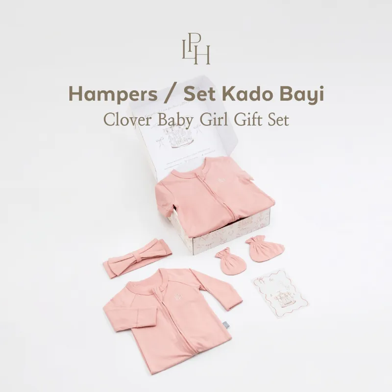Little Palmerhaus - Hampers / Set Kado Bayi Perempuan (Clover Baby Girl Gift Set)